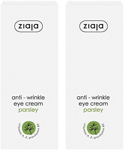 Ziaja ZCT15508 Contorno de Ojos Crema Antiarrugas con Perejil 15 ml (Paquete de 2)