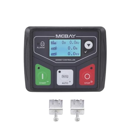 Panneau de commande de groupe électrogène programmable USB pour une régulation automatique