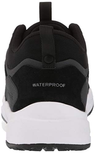 Columbia Men's Pivot Mid Waterproof Hiking Shoe, Black/White, 12