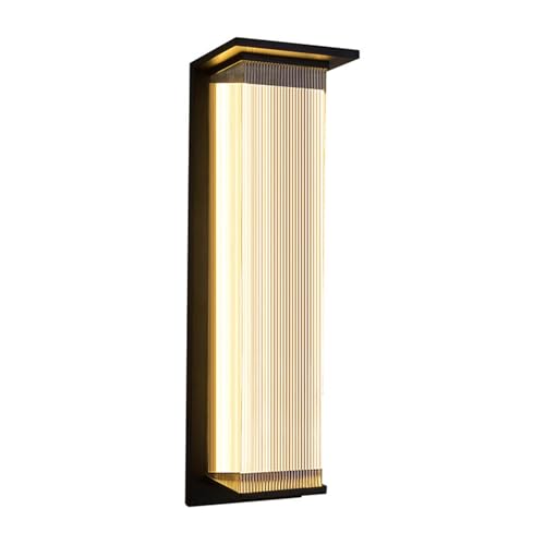 Applique d'extérieur simple pour jardin 48cm luminaire mural étanche 12W moderne