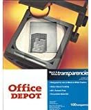 Office Depot(R) Plain Paper Copier Transparency Film, Pack Of 100