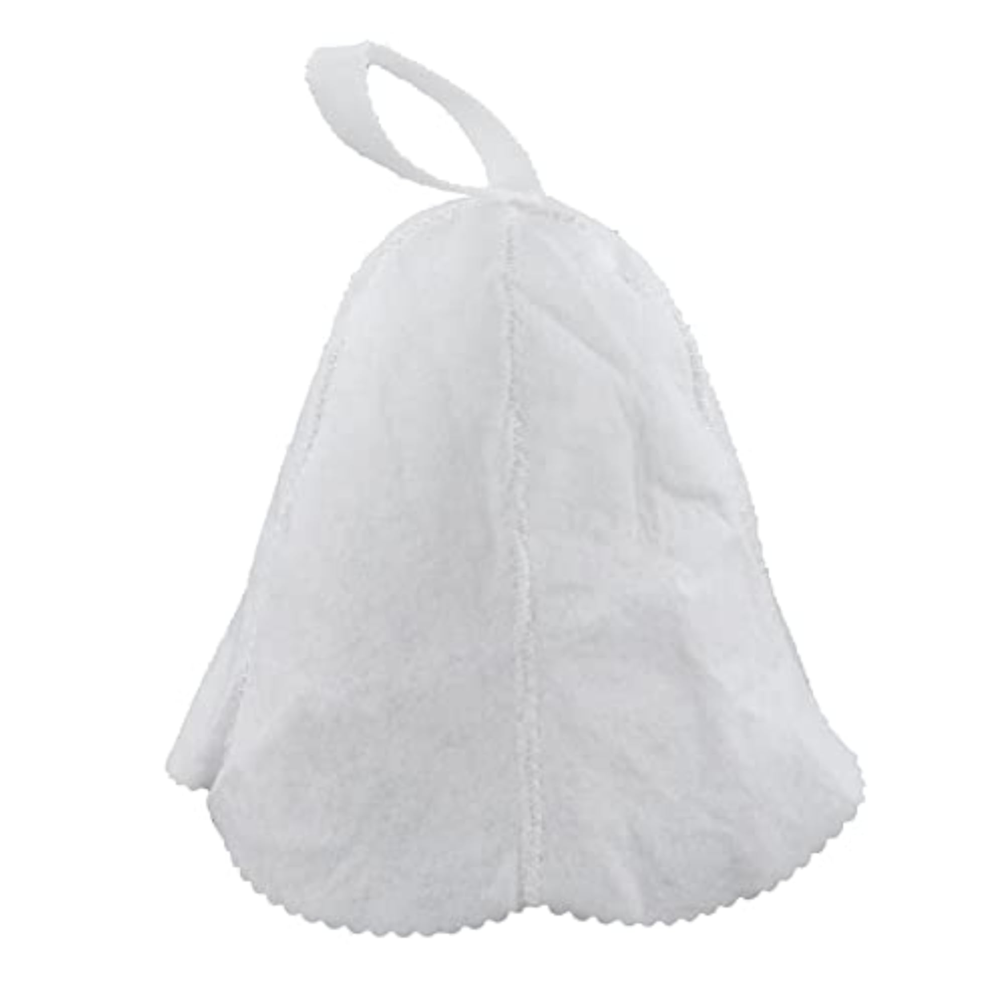 Sauna Cap Russian Banya Hat, Natural Wool Felt
