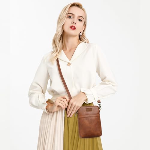 SENDEFN Cell Phone Purses for Women Small Crossbody Bag Shoulder Handbag with Adjustable Strap2