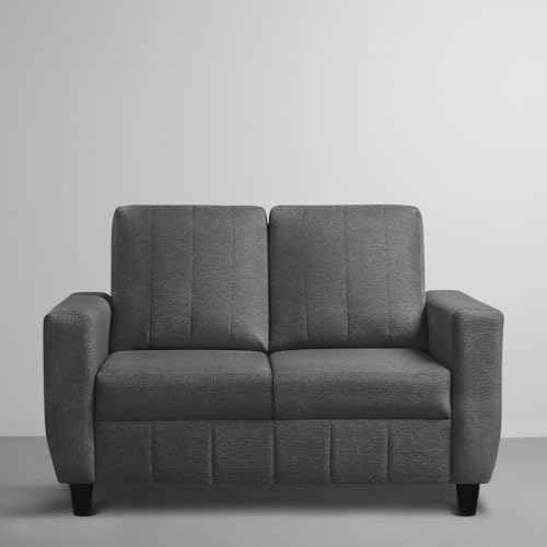 Image of Sleepyhead Bae Designed by Duroflex - 5 Seater Sofa, 3+2 Sofa Set |Premium Fabric Living Room Sofa Set with Modern Space-Saving Design |Comfort Seating & Easy-Clean |3 Year Warranty - Woody Brown