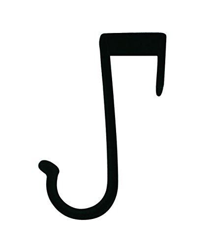 Sachie Black 6 Pcs Plastic Over The Door Hooks Door Hanger Clothes Hook