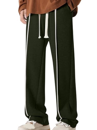 Image of GRECIILOOKS Men's Loose Mid Rise Casual Trousers Pants | Regular | Sports Stylish Track Pant | Sweatpants (Available in Plus Size)