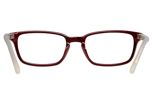 Edison & King Masterpiece okulary do czytania – powłoka antyrefleksyjna, utwardzane soczewki, acetat (czerwony, +2,50 dpt)
