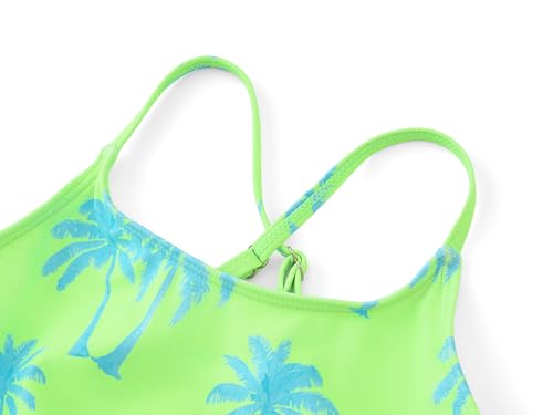 Image of Dvenki Girls Cutout One Piece Swimsuit Adjustable Straps Sizes 6X-16