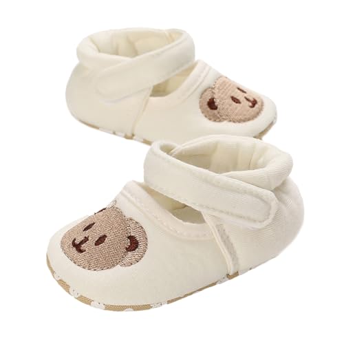 Upgrades Soft Soles Baby Walkers Shoes Bear Pattern Soft Bottom Baby Shoes Essential Footwear for Your Little Exploring