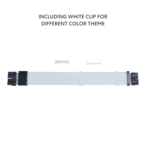 Image of Lian Li Strimer Wireless 8-Pin GPU RGB Power Extension Cable, 2.4GHz Wireless Lighting Control, 382mm (15.03 in) 8 Light Guides, Controller Required (Not Included) (PW8-1W)