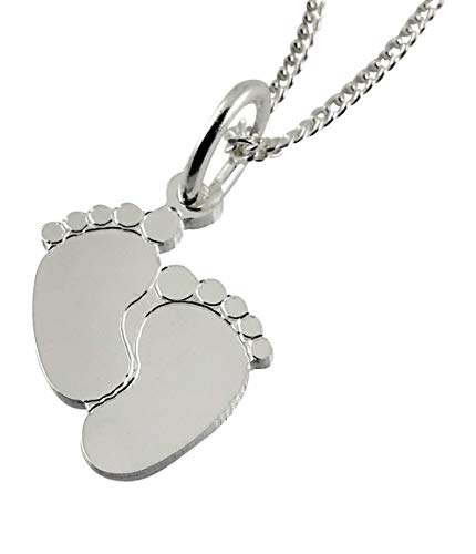 Niceandnoble - Ciondolo a forma di piedino per