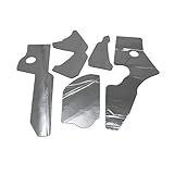 Alerón Delantero Aerodinámico carenado Alerón de Aleta para carenado YZFR1, Protector térmico, protección fusión, Esponja Aislante precortada, Compatible con para YZF R1 YZF-R1 2001-2002