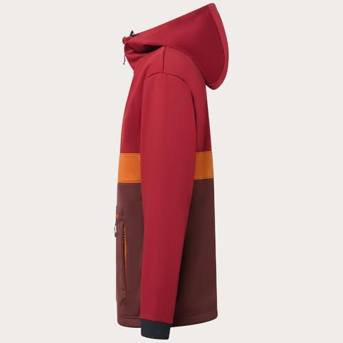 Image of Oakley Men's Thermonuclear Protection Nose Grab Softshell Hoodie