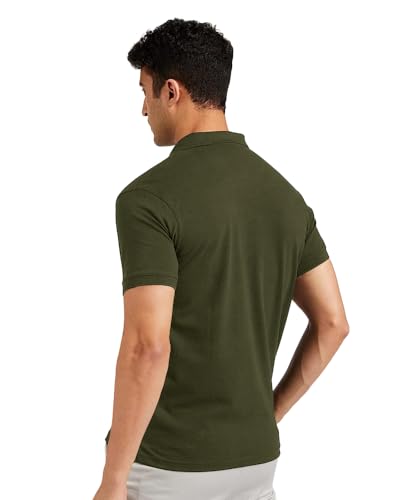 Image of Noble Monk Men's Cotton Blend Regular Fit Polo T-Shirt