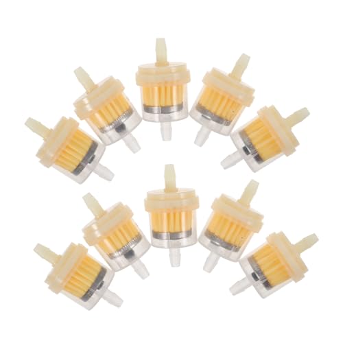 TOPBATHY 10 Filtros De Gasolina Para Karts En Línea Todoterreno Filtros De Aceite De Gasolina Para Karts Piezas Para Atv Suministros Para Atv Piezas Para Karts Filtros De Gasolina