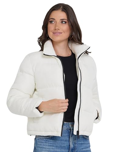 Steve Madden Cropped Puffer Jacket, Warm Winter Coats for Women, Trendy Cute Winter Jackets for Women