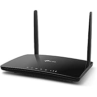 TP-Link Box 4G, Router 4G+ LTE Cat.6 300 Mbps WiFi AC 1200 Mbps, 2 x SMA para Antena Externa, 4 Puertos Gigabit RJ45, Antenas Removibles, OneMesh,Tarjeta SIM Modem para Cualquier Operador,Archer MR600
