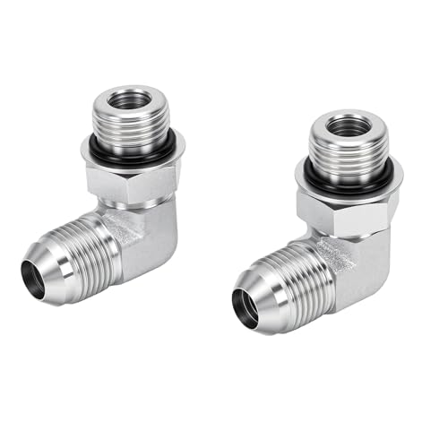 Conector de Codo de Acero Al Carbono 1/2 Pulg con Sellado Hermético ORB 2