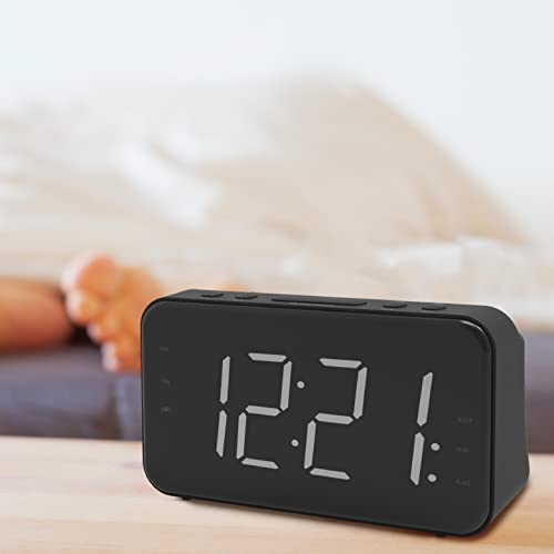 Coby CCR102 Portable Travel Alarm Clock Fm Radio, Dual Alarms With Snooze, Volume Control, Rechargeable Battery-Operated Clock thumb #3