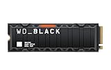 WD_BLACK SN850X NVMe SSD mit Heatsink 2 TB interne SSD (Gaming Speicher, PCIe Gen4-Technologie, Lesen 7.300 MB/s, Schreiben 6.600 MB/s) - POWERED BY SANDISK