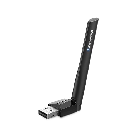 TP-Link UB500 Plus Long Range USB Bluetooth Adapter for PC, Wireless Connectivity, Adjustable Multidirectional Antenna, Bluetooth 5.3 Dongle for PC, Victory, Mini Size, Plug & Play