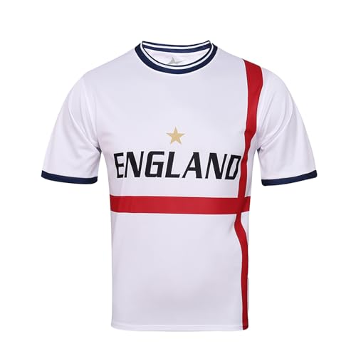 SURUIDA Fan Soccer Jersey for Men&Women,England Soccer Practice Jerseys Football Shirt Soccer Wear for Sports Training Jersey