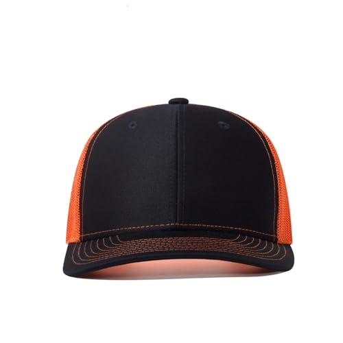 Image of Quanhaigou Trucker Hat - Mesh Snap Back - Unisex Adjustable Baseball Cap - Outdoor Hats for Men Women