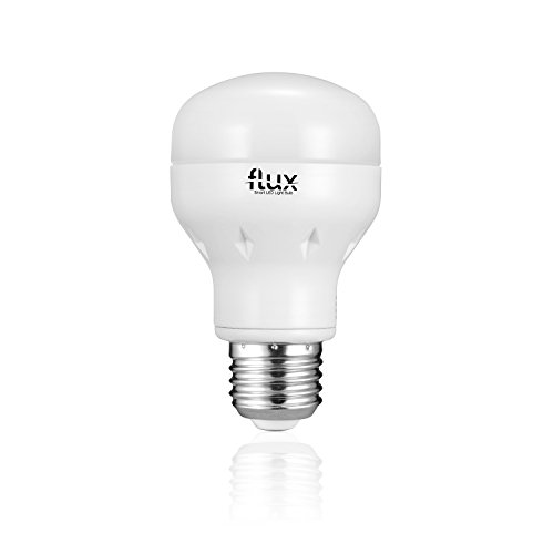 Flux WiFi Smart LED Light Bulb, 2nd Generation - Compatible with Alexa, Google Home Assistant & IFTTT - Smartphone Controlled Sunrise Wake Up Light - Color Changing Party Bulb - Dimmable Night Light