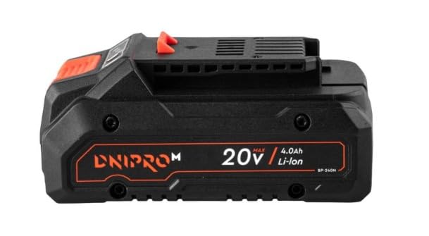 BP-240N Batteria al litio 20 V 4 Ah – Batteria ricaricabile agli ioni di litio compatta e leggera, compatibile con strumenti DM20, ricarica rapida, alte prestazioni e autonomia