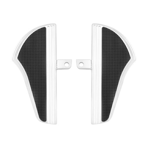 Repose-Pieds de Moto Alu CNC pour Platine Passager Harley Touring Marchepied Noir