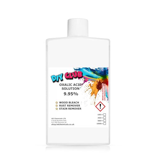 100ml Oxalic Acid 9.95% Solution Rust and Stain Remover Hull GRP Cleaner Wood Bleacher