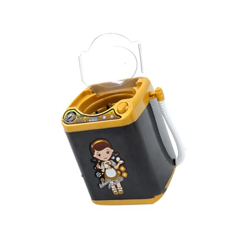 HOODANCOS ミニ洗濯機おもちゃ 防水耐久性 用模擬家電 プレイキッチン用 脱水機能シミュレーション 電池不要 女の子向け遊び道具