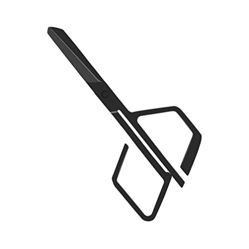 Beaupretty Forbici Vibrissac in Acciaio Inox Tagliacapelli Per Peli Del Naso Forbici Per Modellare Le Sopracciglia Per Uomo e Donna Facil Usare Pulire