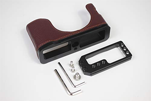 Zakao X100V Kameratasche, echtes Leder, halbe Öffnung unten, Holster, Kameratasche mit Handschlaufe, Schutzhülle, Tasche… – Bild 6