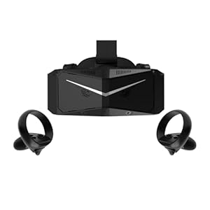 Pimax Crystal Light VR Headset with Controllers, Prime Version – 8K QLED with Local-Dimming, Lightweight & Comfortable Compatible with Flight Simulators, MSFS, iRacing & PC Gaming