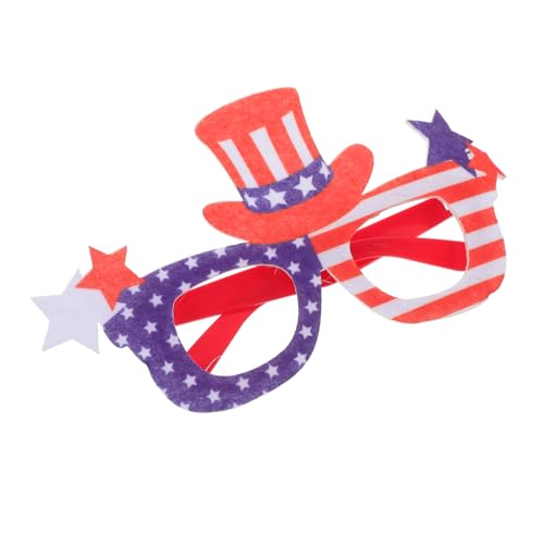 Healvian Independence Day American Flag Glasses Patriotic Decorations Party Props Photo Props