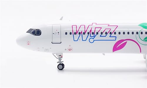 Modelo de avión Airbus A321NEO Wizz Air de aleación regalo ideal para amantes de la aviación 4