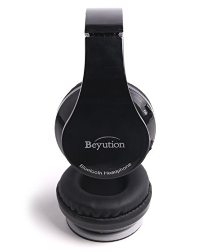 New Over-Ear-- Hifi Stereo--- Bluetooth Headphones Headset Built In Mic-Phone With Retail Package (Black) #TOP4
