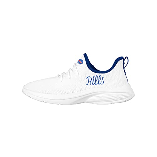 Image of FOCO NFL Womens NFL Team Logo White Athletic Shoes Sneakers