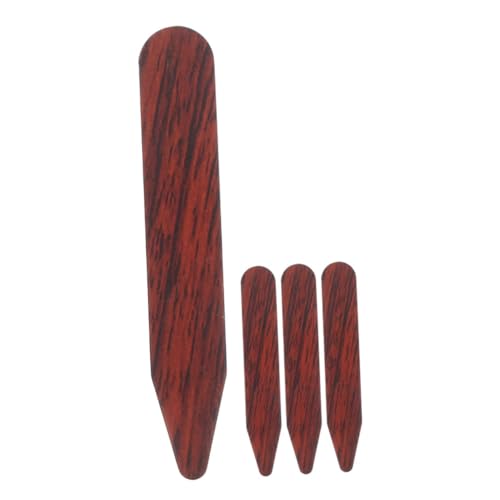 GLSTOY Collar Stays for Men's Dress Shirts Wooden Inserts Women's Collar Tabs
