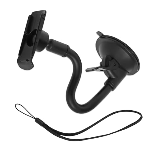 Ramtech Car GPS Windshield Suction Cup Bracket Mount with Flexible Arm Plus Bonus Wrist Strap, Compatible with Garmin GPSMAP 79s 79sc 86i 86s 86sc 86sci Handheld GPS, WMFH