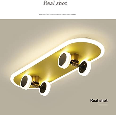 LED Kids Ceiling Lamp 32W Cartoon Lamp Nursery Lamp Design Acrylic Lampshade Ceiling Lamp for Room Bedroom Dimmable with Remote Control Boys Girls Scooter Chandelier