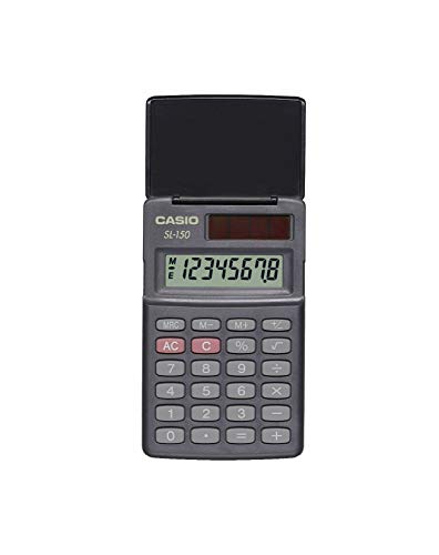 Preisvergleich Produktbild CASIO SL-150BK Taschenrechner 8-stellig, Solar