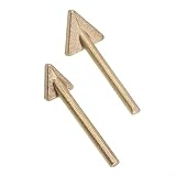2PCS Plastic Repair Triangular Copper Smoothing Head Soldering Iron Head Leather Replacement Tip