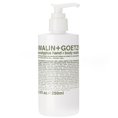 MALIN+GOETZ Hand + Body Wash – natural hydrating soap, cleansing and purifying for all skin types, prevents stripping or irritation on sensitive skin. Cruelty-free. Beauty Care