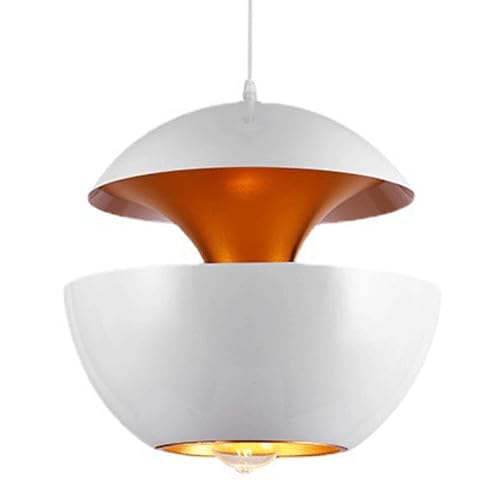 Lámpara colgante de metal de estilo simple con un solo cabezal para techo moderno