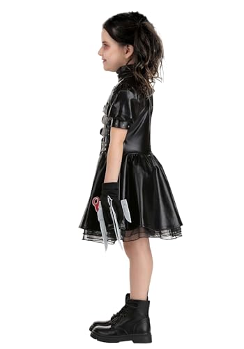 Disfraz Edward Scissorhands para niñas 4T con guantes miniatura 5
