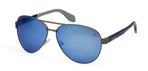 Timberland Men's Metal Sun Glasses Round Sunglasses
