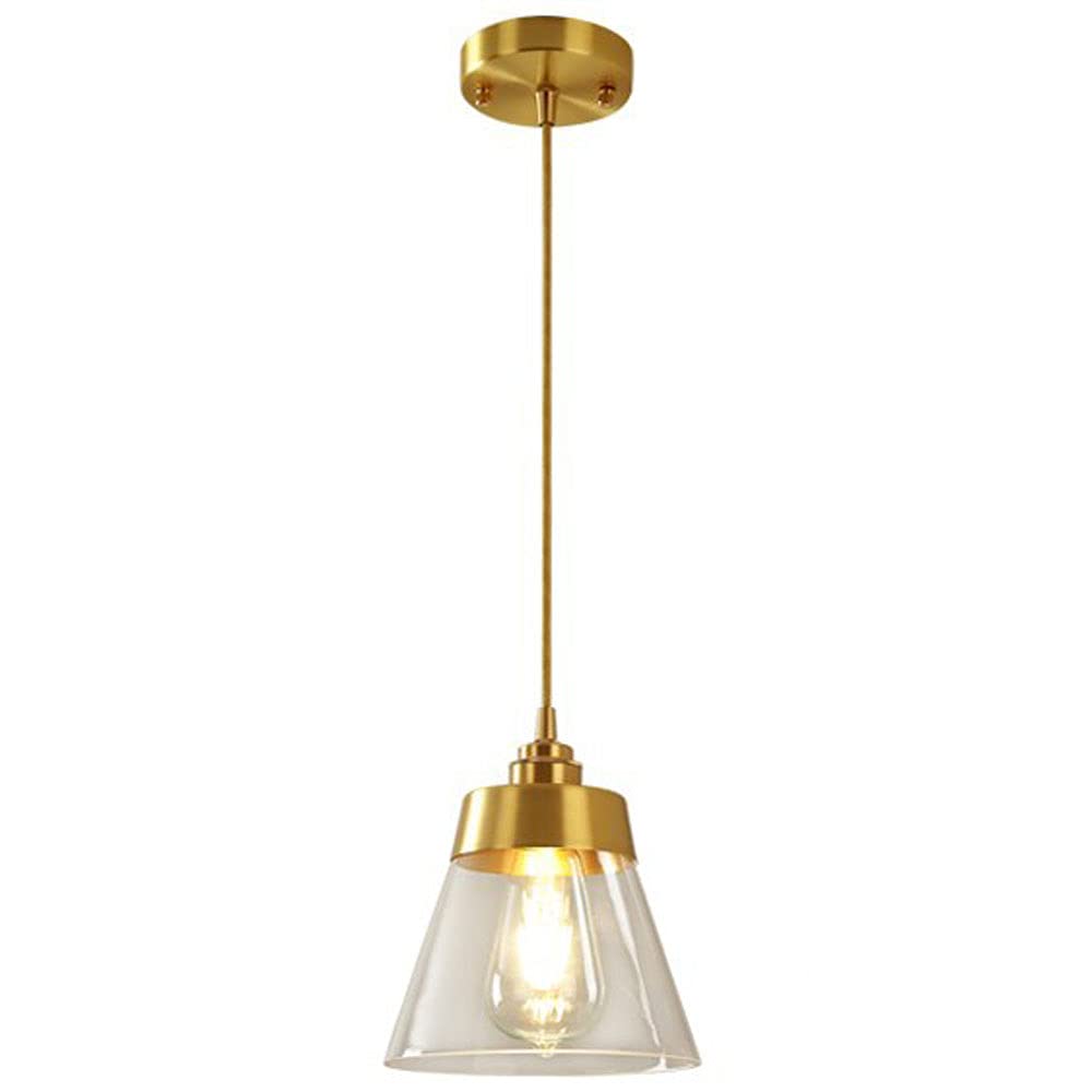 Lustre suspension de chevet en verre scandinave 1 lumière E27 pour plafond moderne