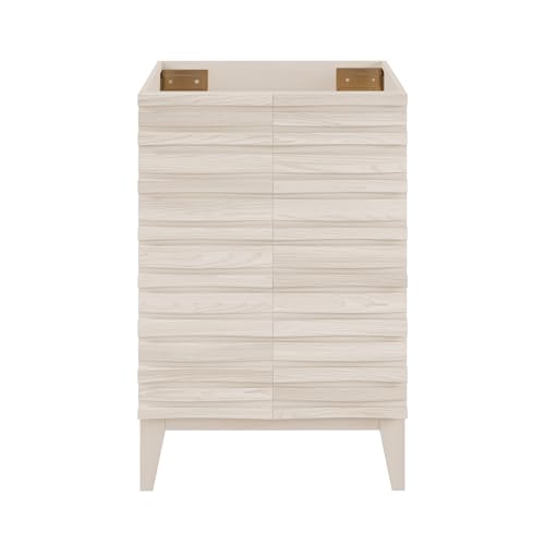 Image of Swiss Madison Cascade 24'' Bathroom Vanity in White - Cabinet